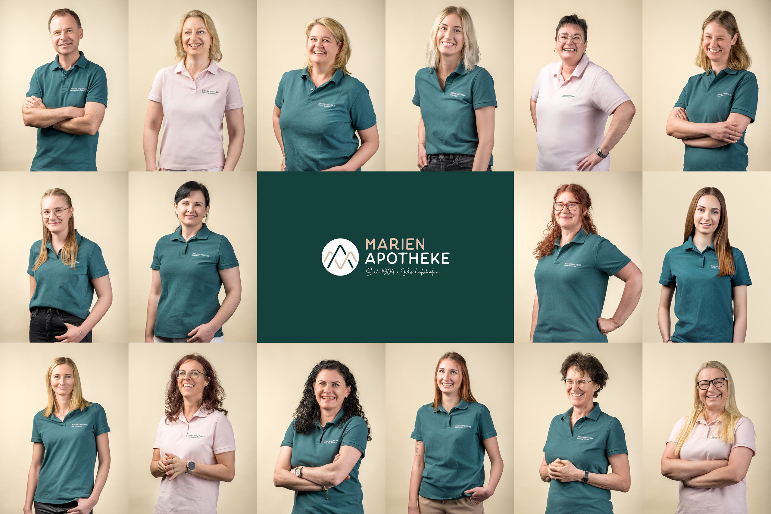 Team Marienapotheke mit Logo